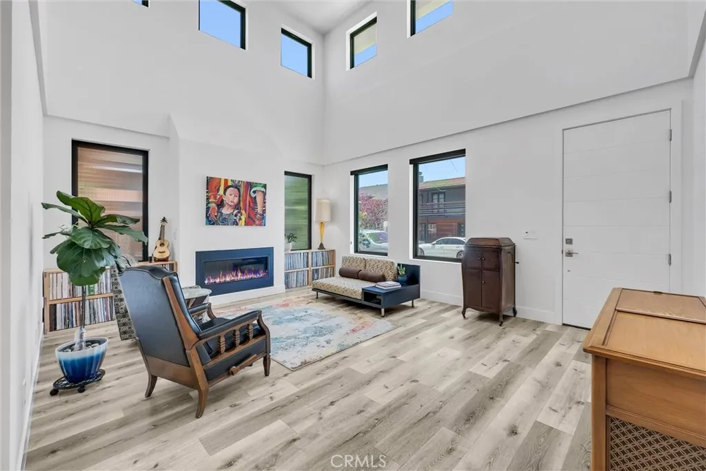 Expansive Living Room with fireplace