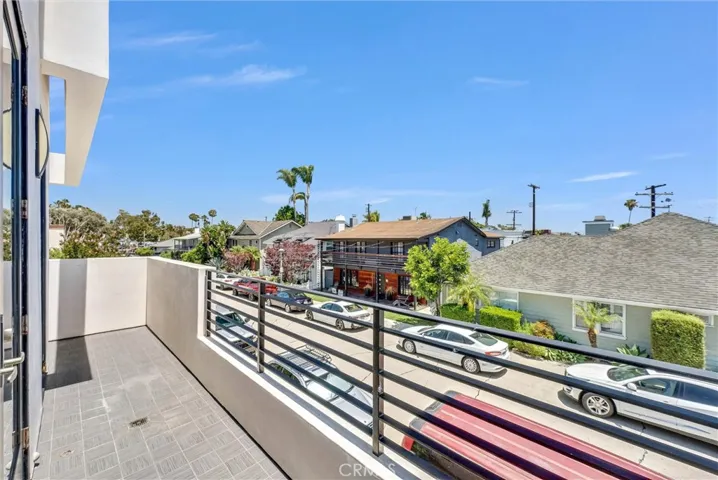 Upper patio with lovely neighborhood views