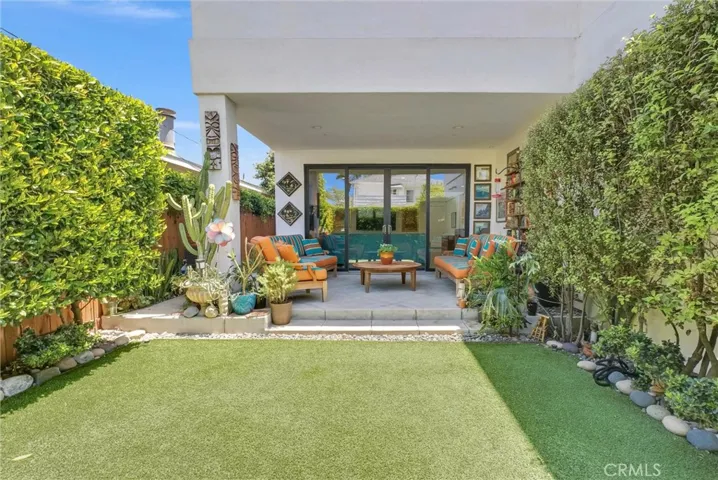 Yard and patio