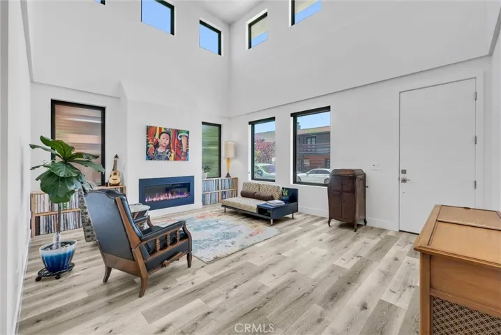 Expansive Living Room with fireplace
