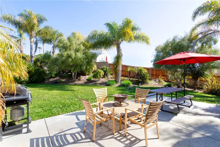 Backyard patio