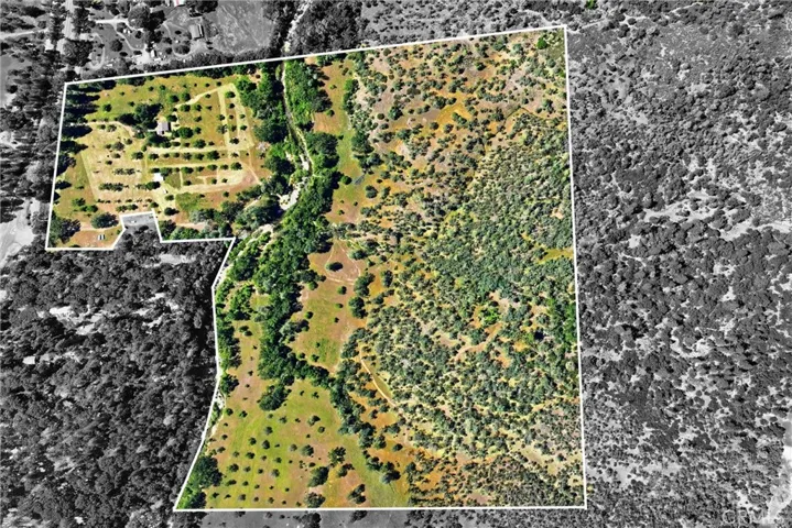 front acreage of property