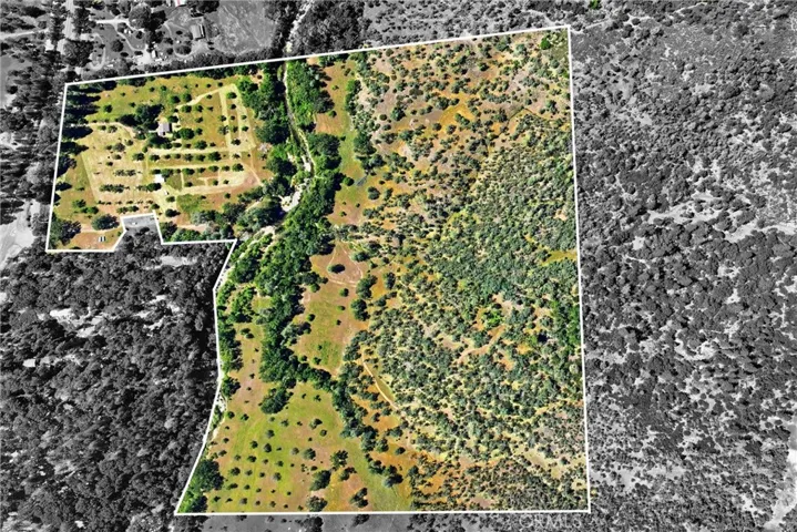 front acreage of property