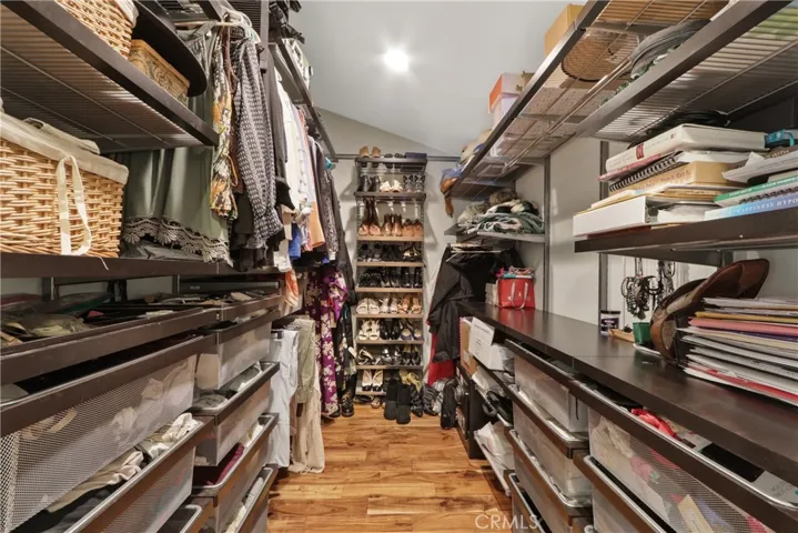 Primary bedroom, large walk-in closet.