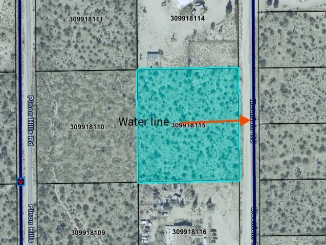 Water Line in front