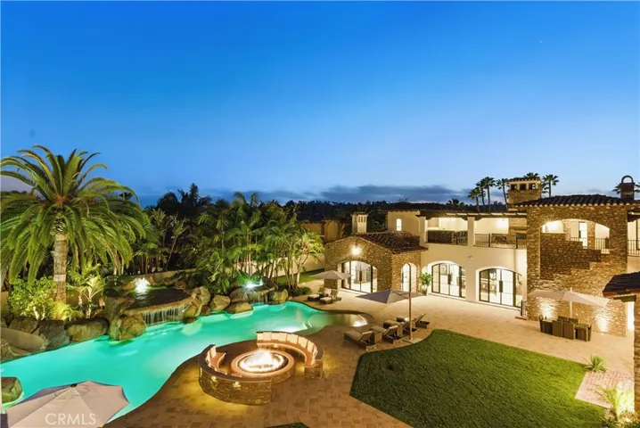 pool from upper patio