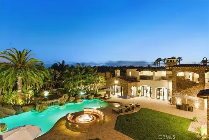 pool from upper patio