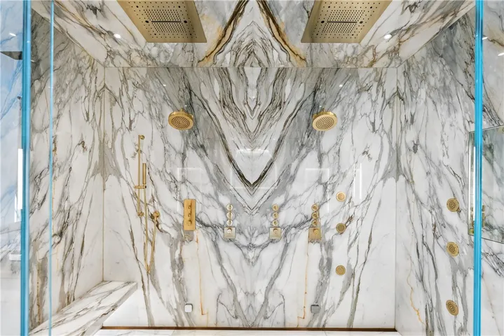 10' Marble Slab Primary Steam Shower
