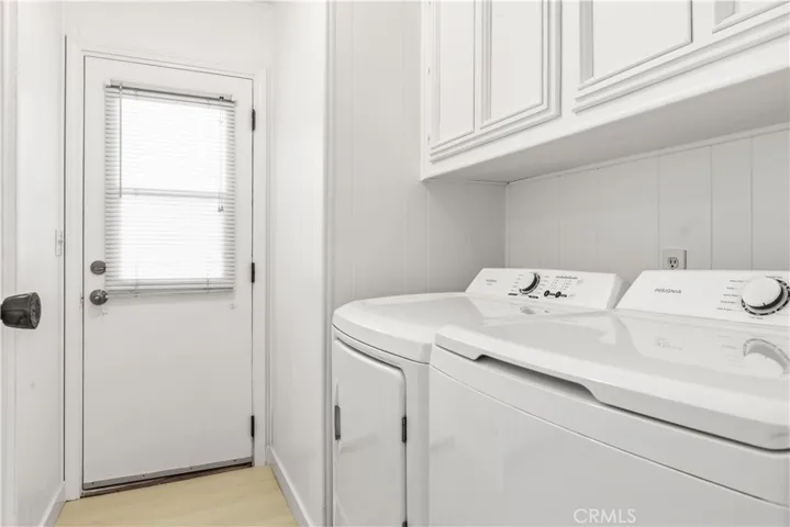 Laundry Room w/door to carport