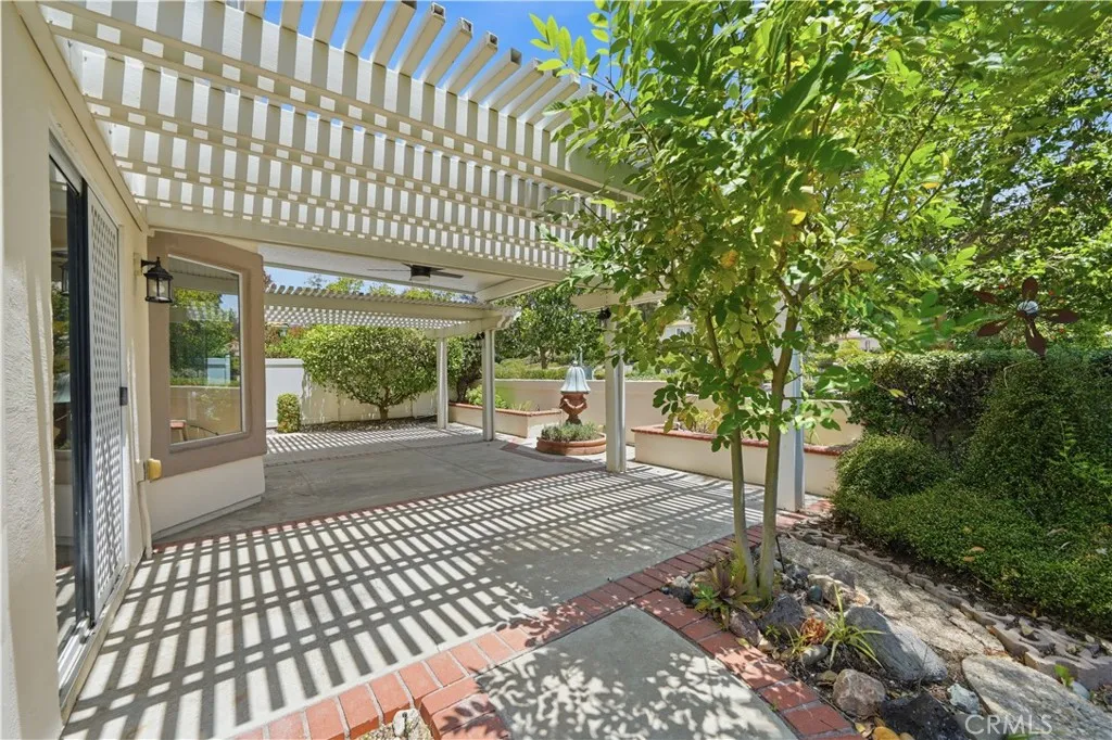 Covered patio.