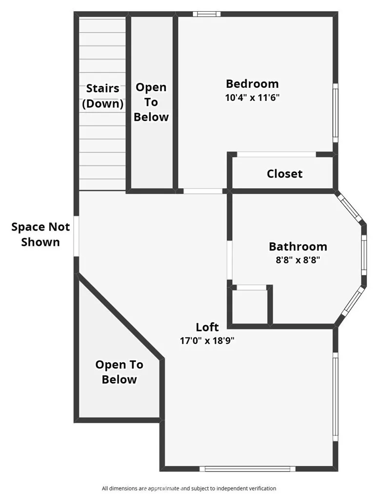Upper level Floorplan