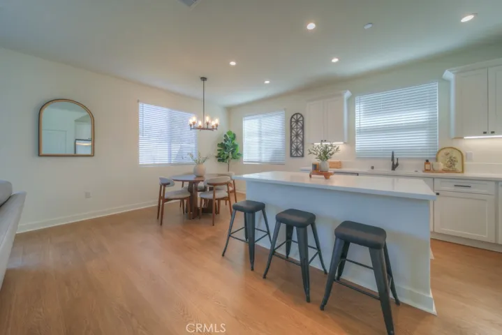 Quartz countertops throughout the home.