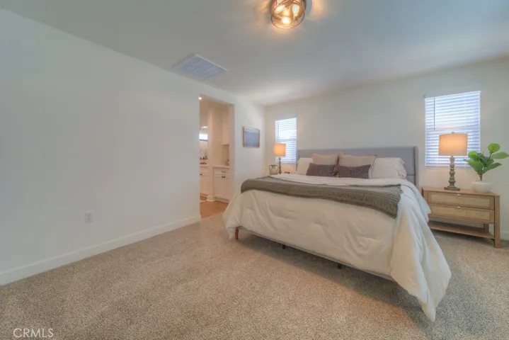 Generously sized primary bedroom.