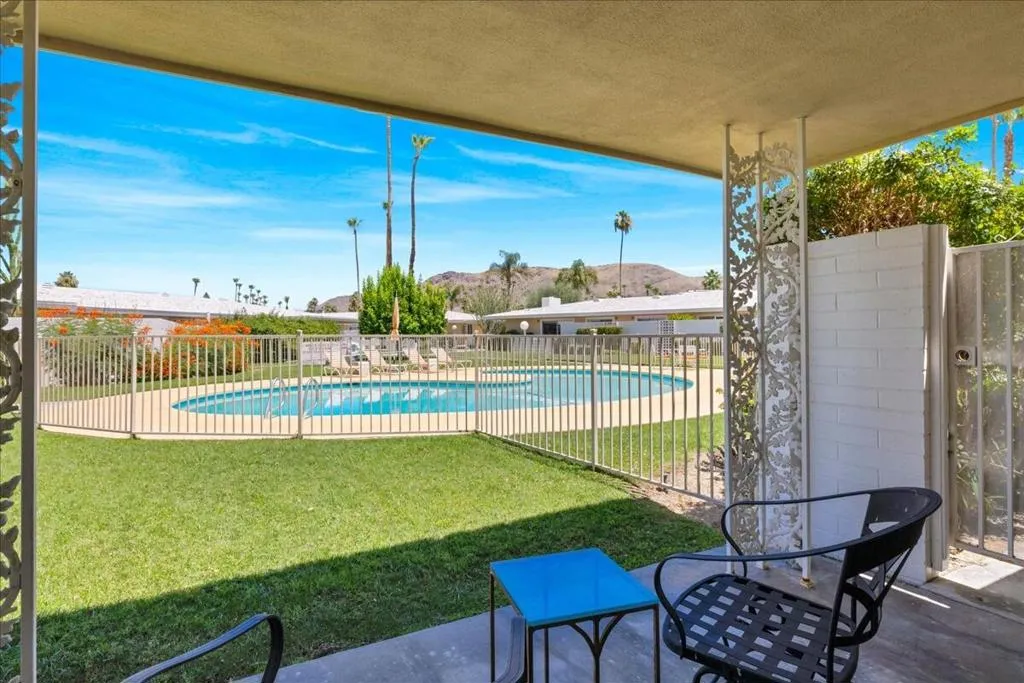 Patio off Living Room with Mountain View