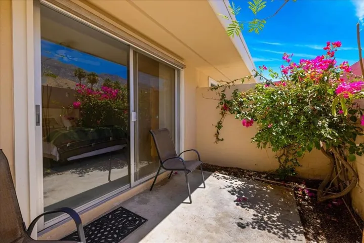 Private Patio off Guest Bedroom