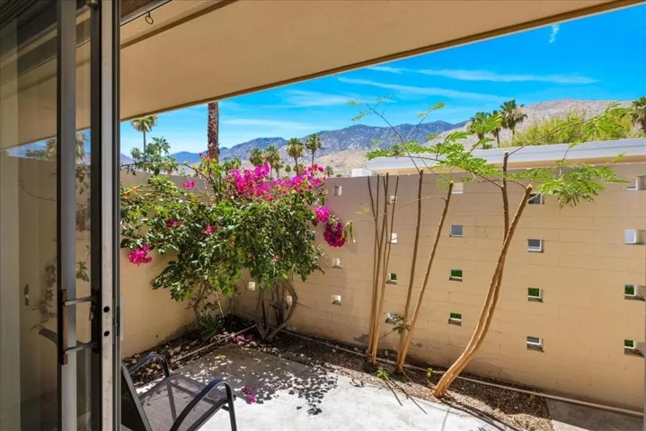 Private Patio off Guest Bedroom