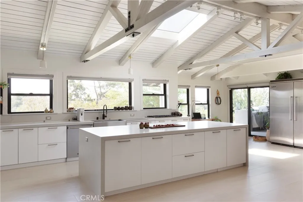 Main house kitchen with island