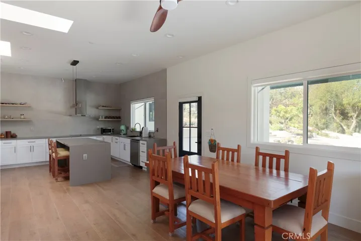 Guest house kitchen and dining area