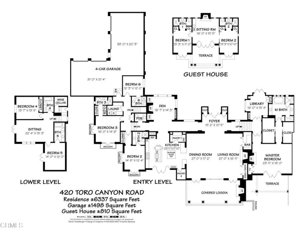 420 Toro Canyon Rd - Floorplan
