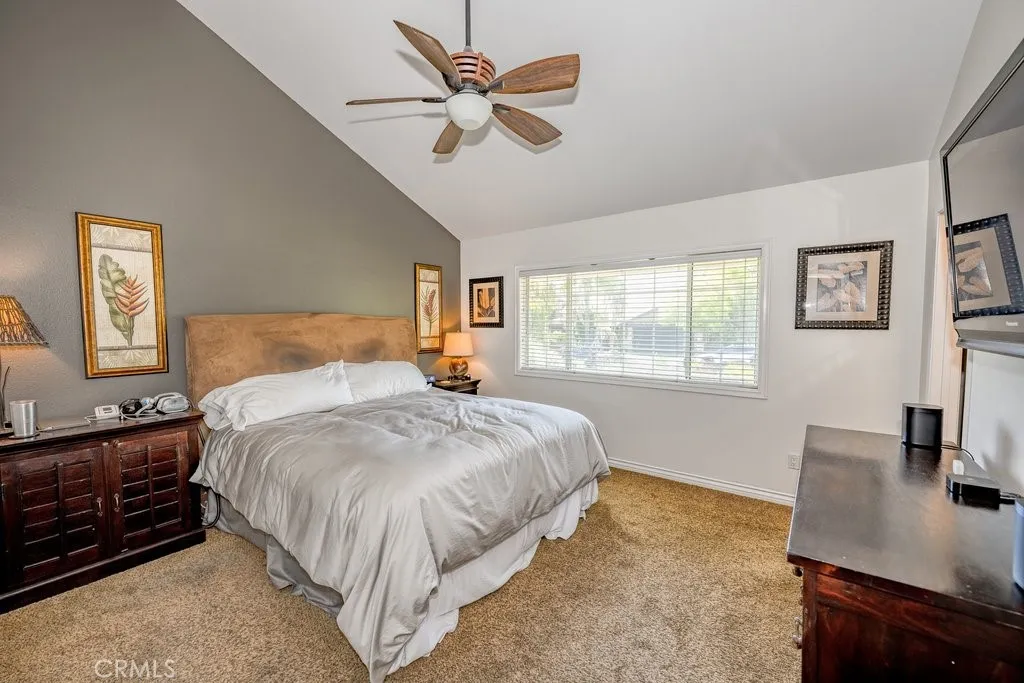 Master Bedroom, Ceiling Fan, Light and bright.