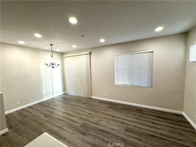 Living area with fireplace