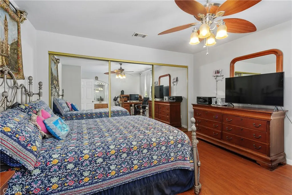Downstairs Primary Suite With Large Mirrored Wardrobe Closets