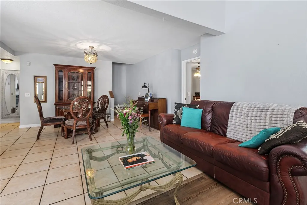 Living Room Flowing Into Dining Space
