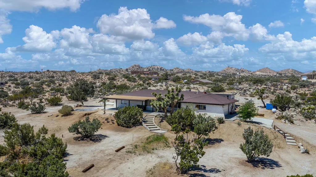 Front aerial view