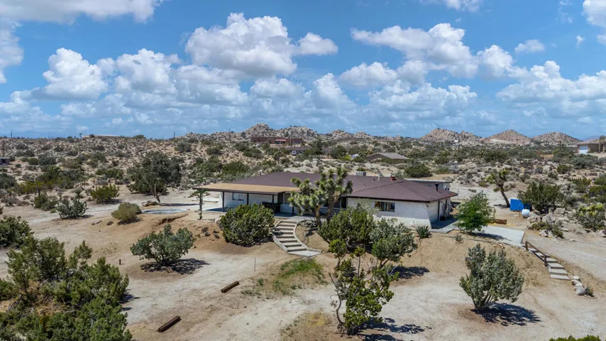 Front aerial view