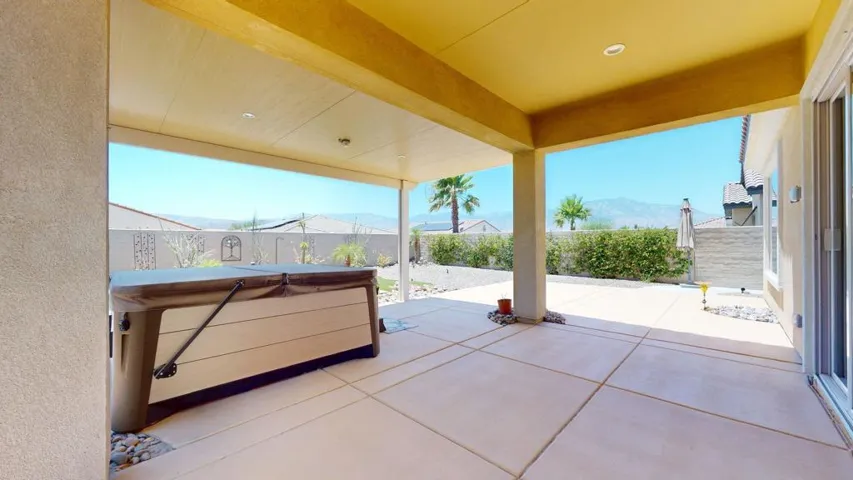patio and spa