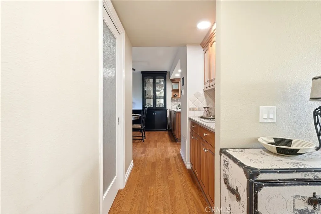 Hallway leads to kitchen Hallway leads to kitchen
