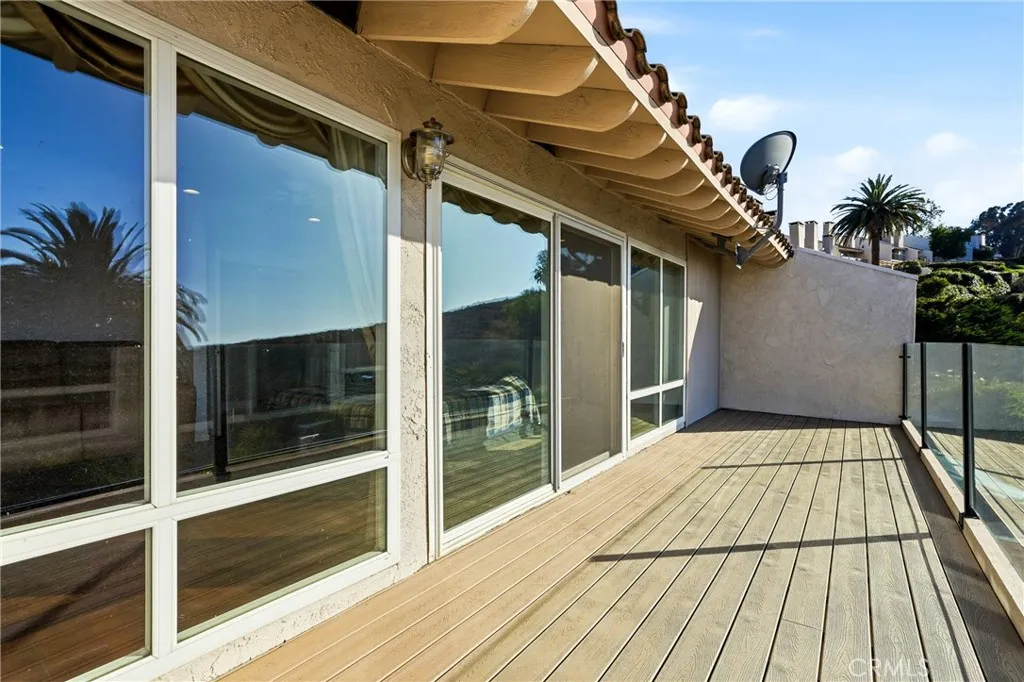 Master bedroom balcony
