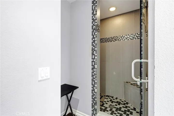 Master shower