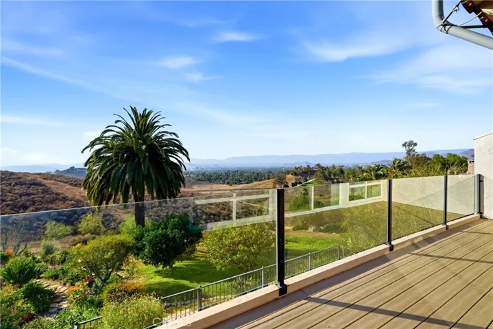 Panoramic Views from the master balcony