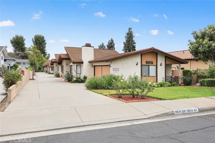 From street - Five units total