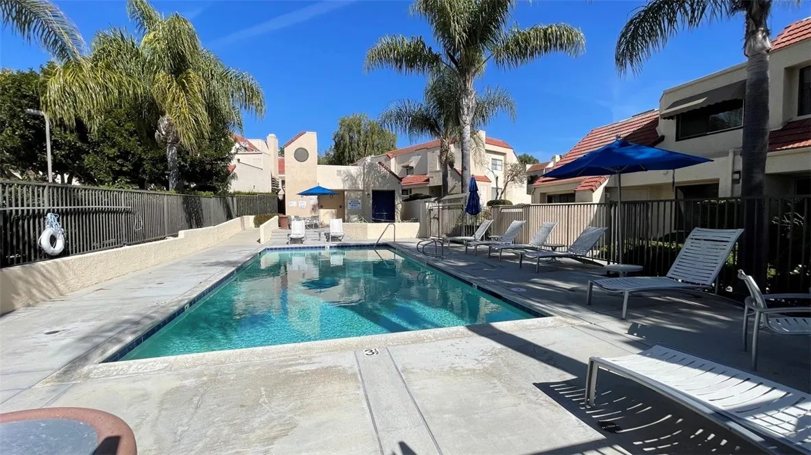 Community Pool is across the parking lot