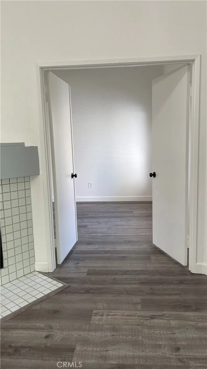 Double door entry to second bedroom/office/den