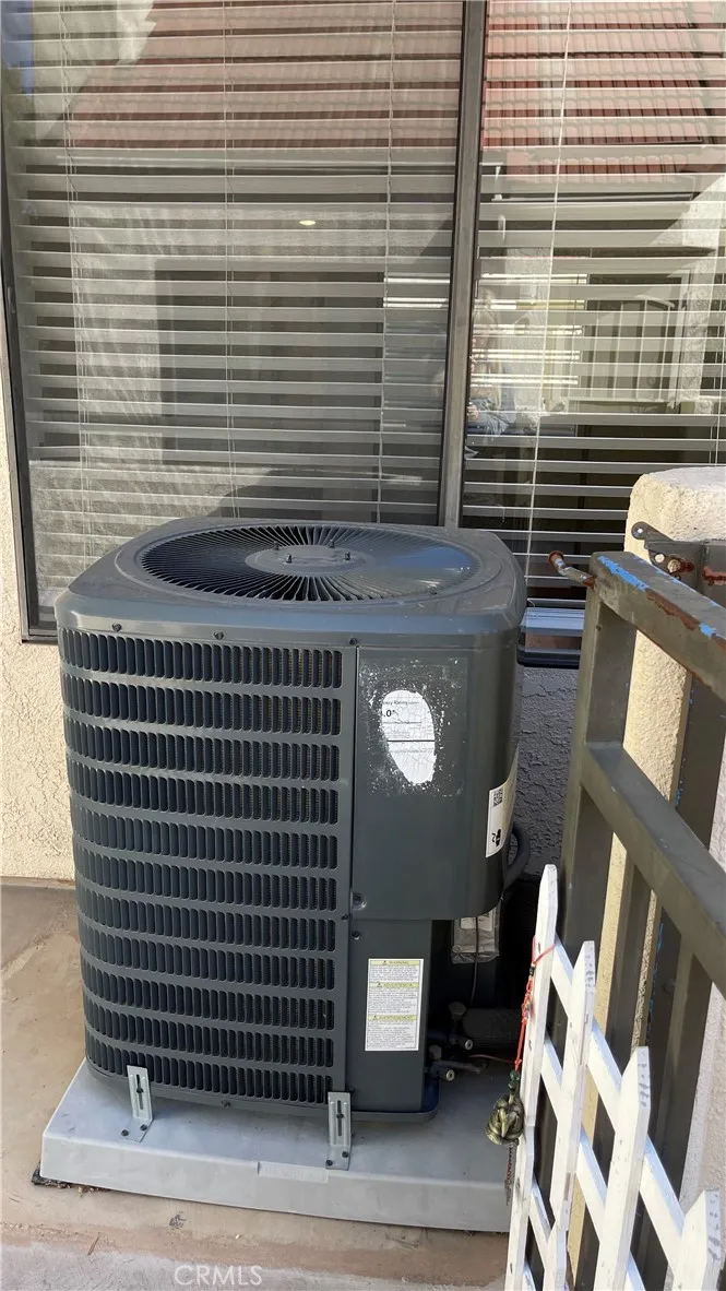 AC unit on patio