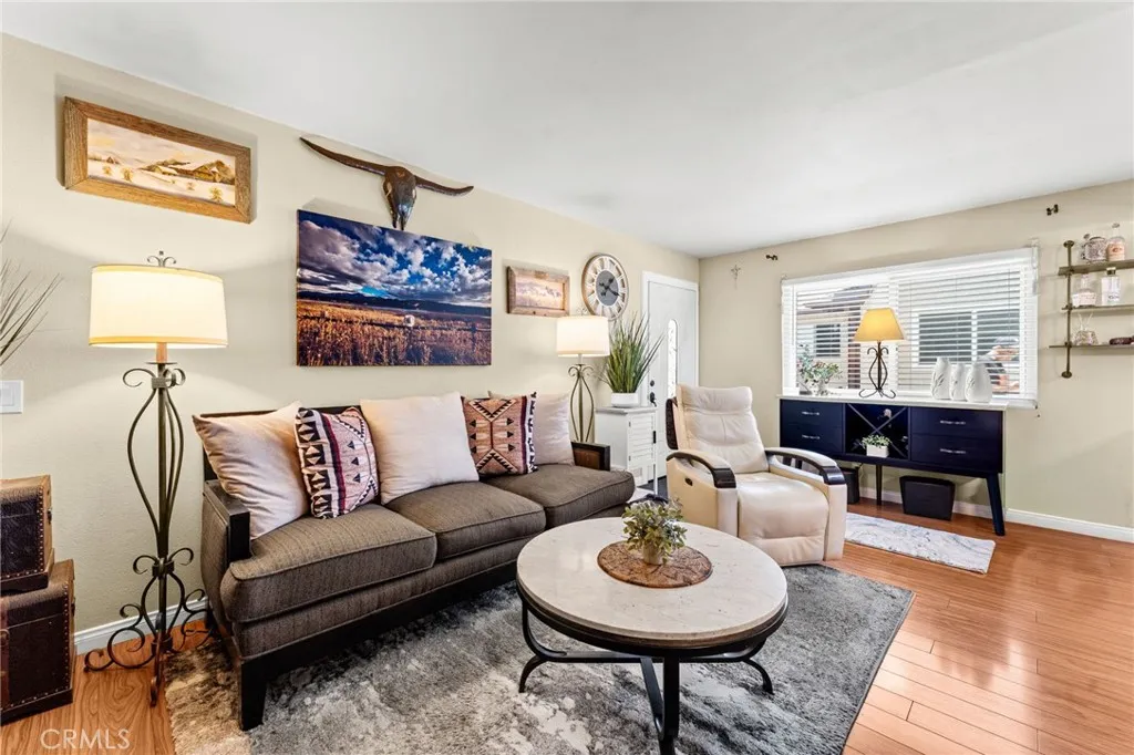 Living room with plenty of natural light