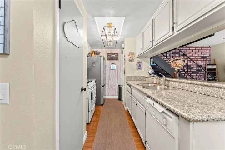 Kitchen and utility closet