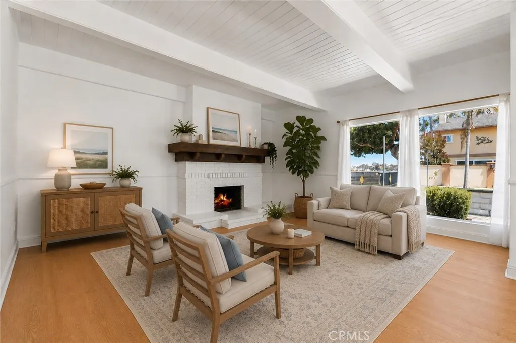 Virtually Staged Downstairs Living Area