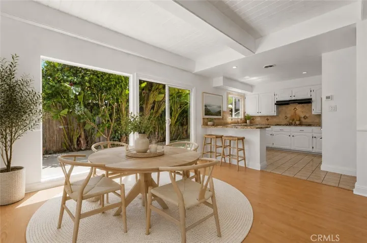 Dining Area open to the kitchen and living area