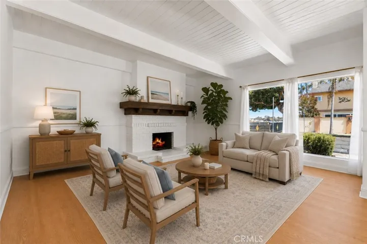 Virtually Staged Downstairs Living Area