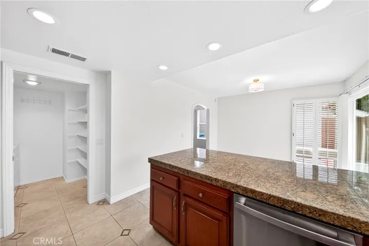 Convenient laundry area next to Kitchen.
