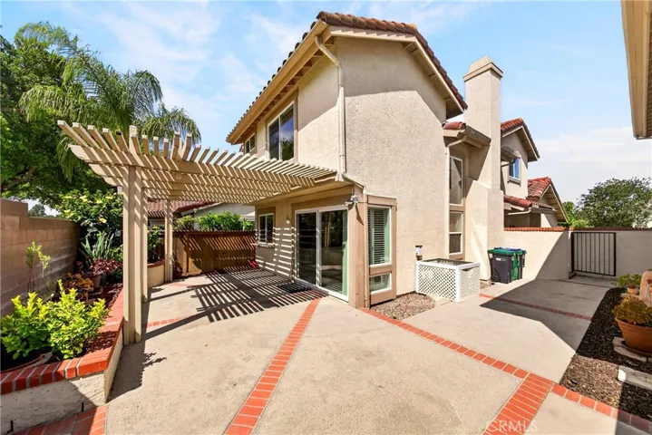Huge backyard with side yard.