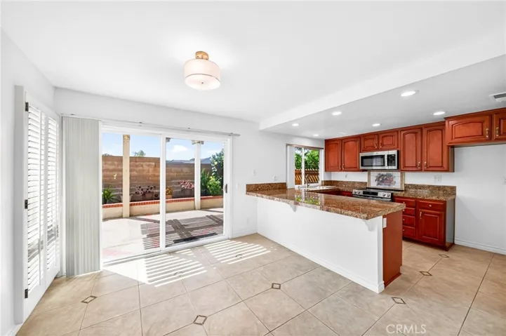 Privacy from Dining area and Kitchen