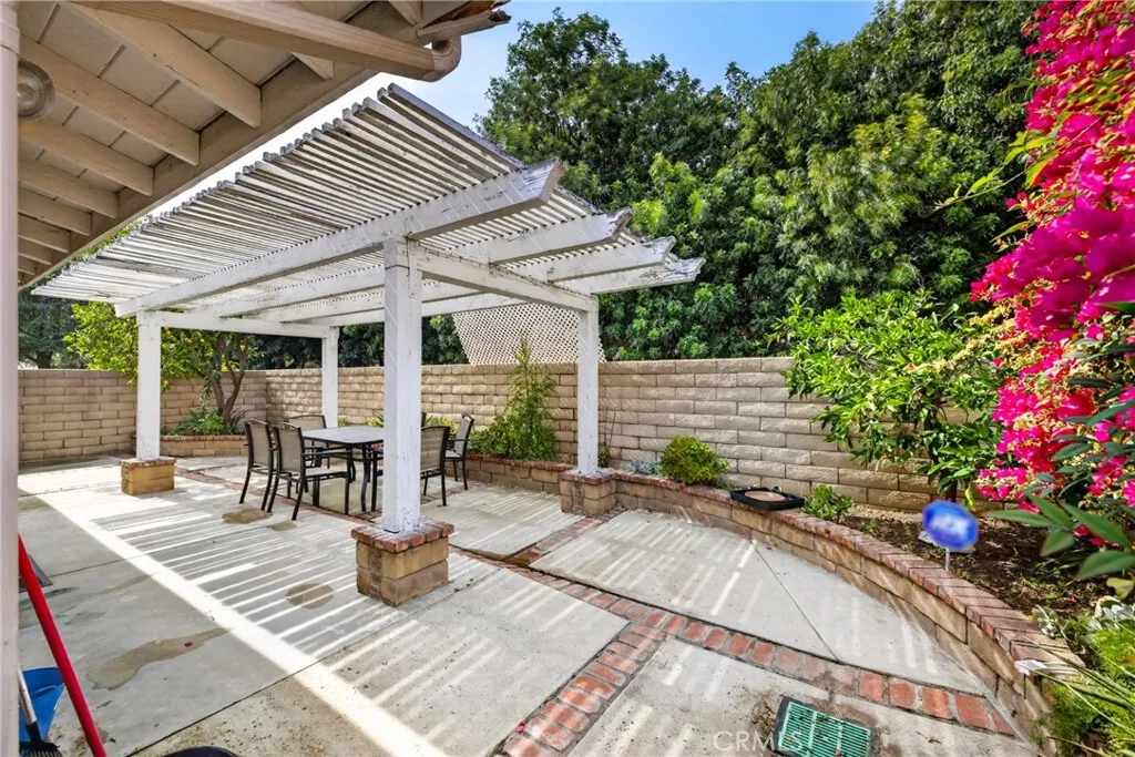 Shaded pergola