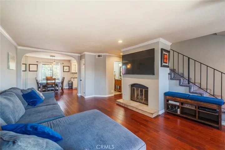open feel to family room