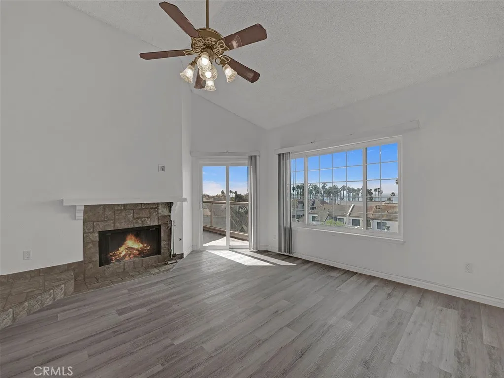 Living room with balcony and incredible views