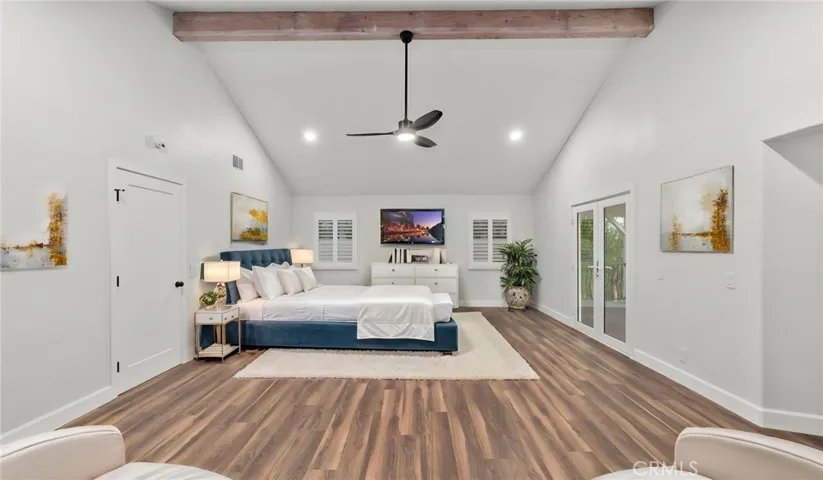 Primary Bedroom Digitally Staged